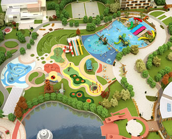 高檔小區室外兒童游樂園