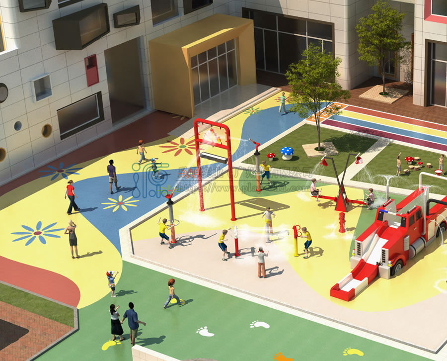 幼兒園旱噴廣場設計方案