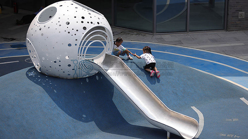 室外兒童游樂設備不銹鋼滑梯