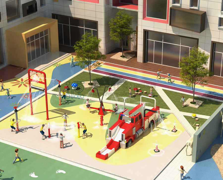 幼兒園旱噴廣場(chǎng)設(shè)計(jì)方案
