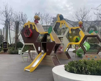 六棱體組合攀爬游樂(lè)設(shè)備