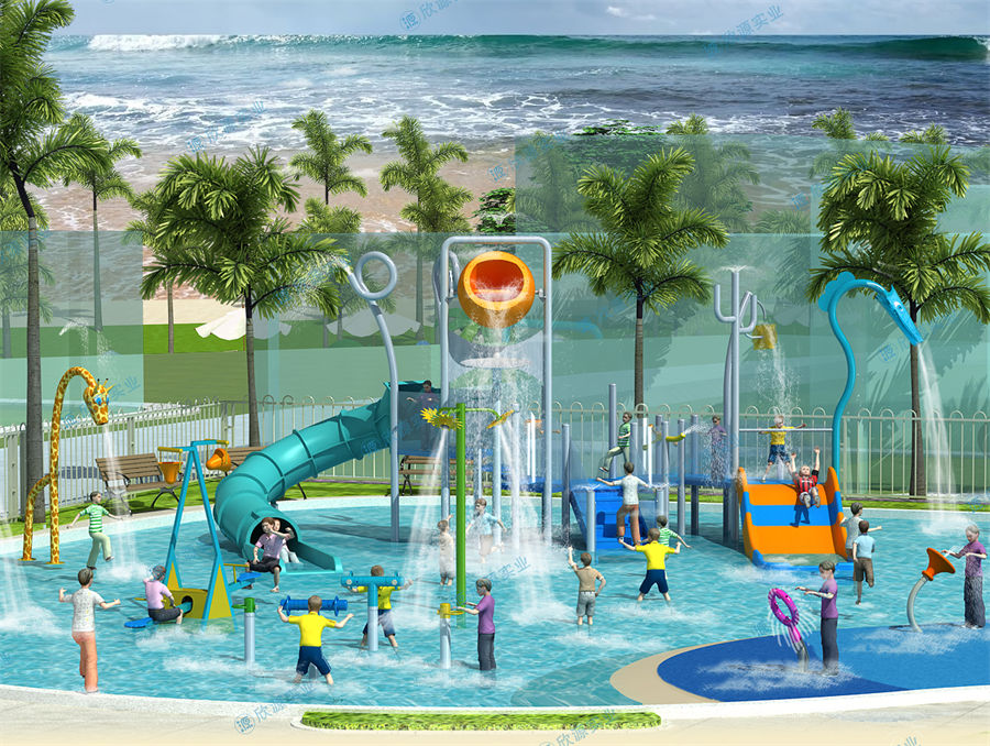 800平方旱噴水上樂園整體規(guī)劃方案