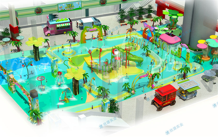 800平方旱噴水上樂園整體規(guī)劃方案