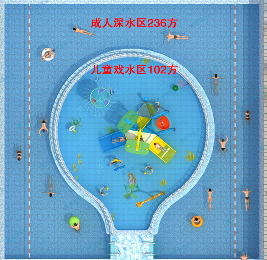 361平方室內水上樂園