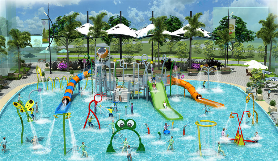 908平方室外水上樂園整體規(guī)劃方案