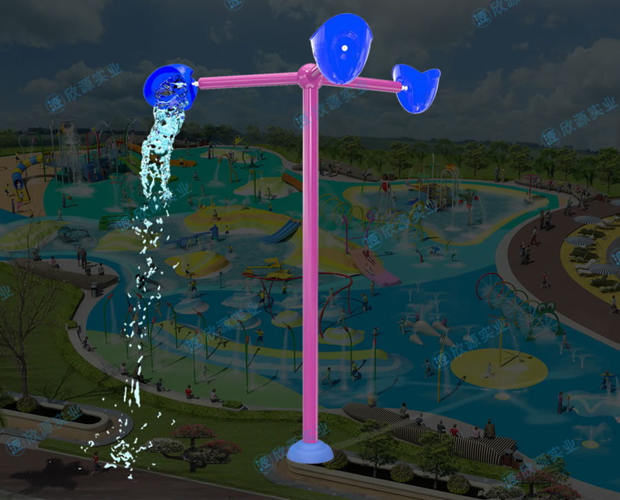 三錐桶倒水游樂(lè)設(shè)備