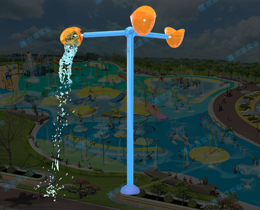 三錐桶倒水游樂(lè)設(shè)備