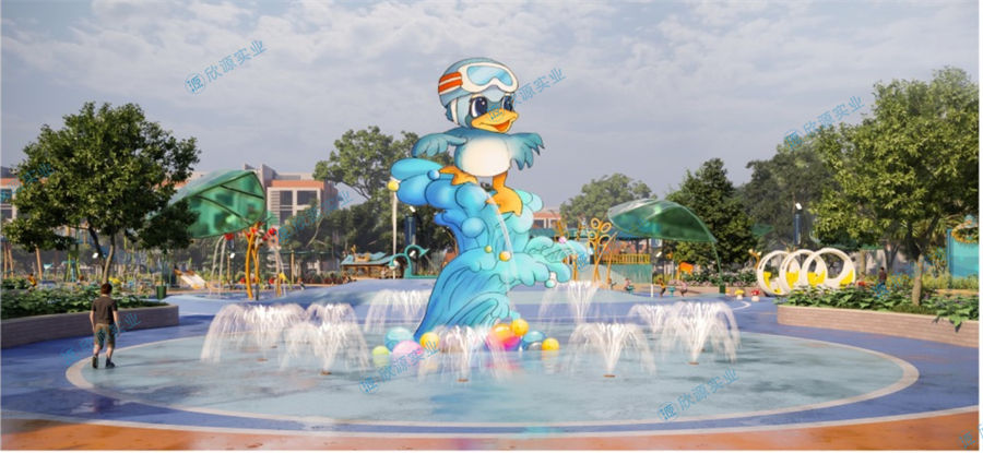 6000平方旱噴水上樂園整體規劃方案