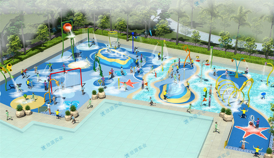 680平方室外水上樂園整體規劃方案