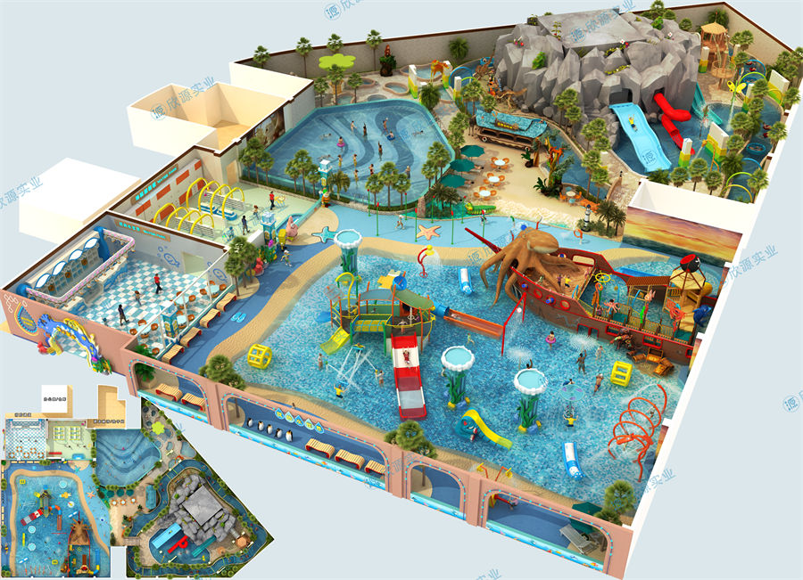 2750平方室內水上樂園