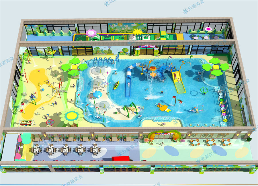 1000平方室內水上樂園方案