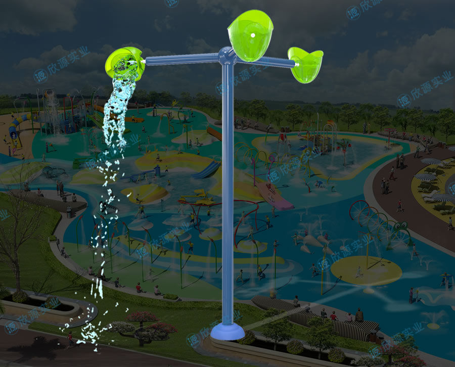 三錐桶倒水游樂(lè)設(shè)備