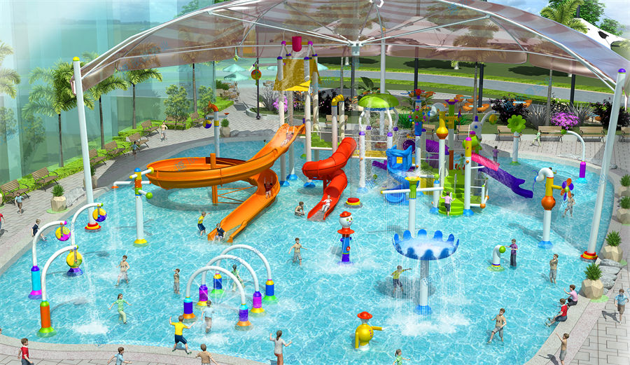 908平方室外水上樂園整體規(guī)劃方案