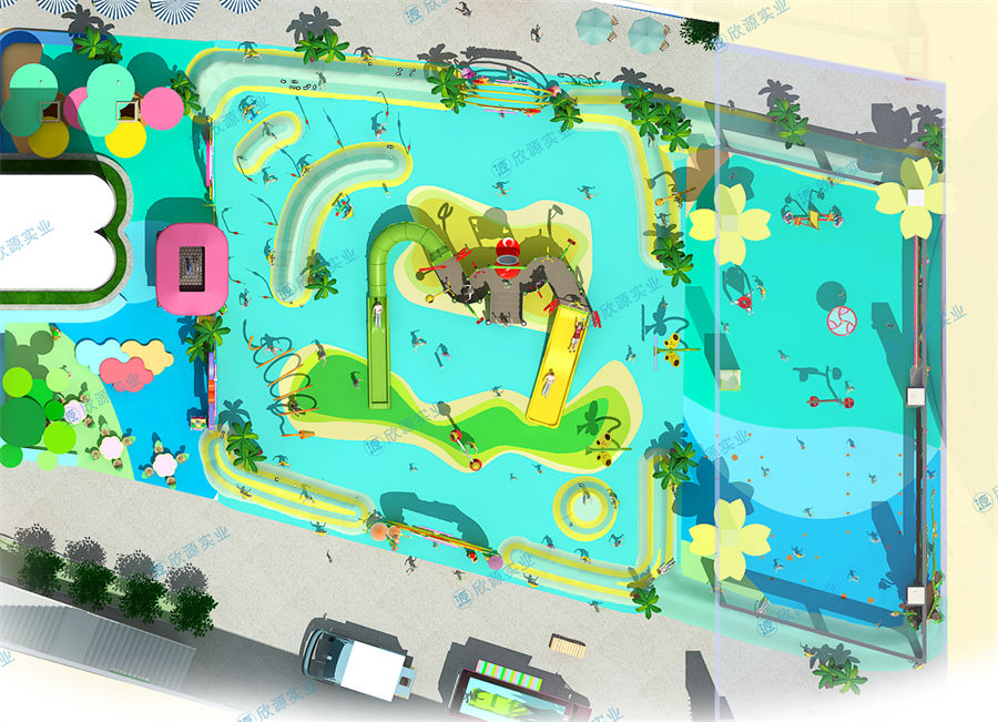 800平方旱噴水上樂園整體規(guī)劃方案