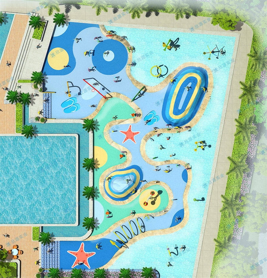 680平方旱噴水上樂園整體規劃方案