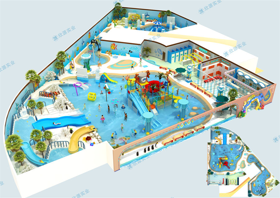 1800平方室內水上樂園