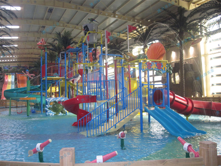 室內水上樂園中型水寨制作案例