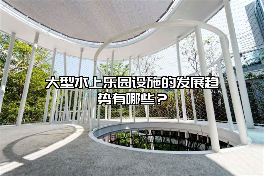 大型水上樂園設施的發展趨勢有哪些？