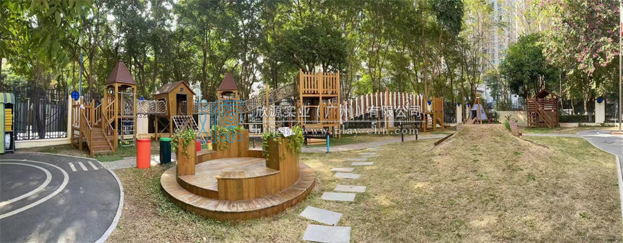 戶外木質攀爬拓展設備