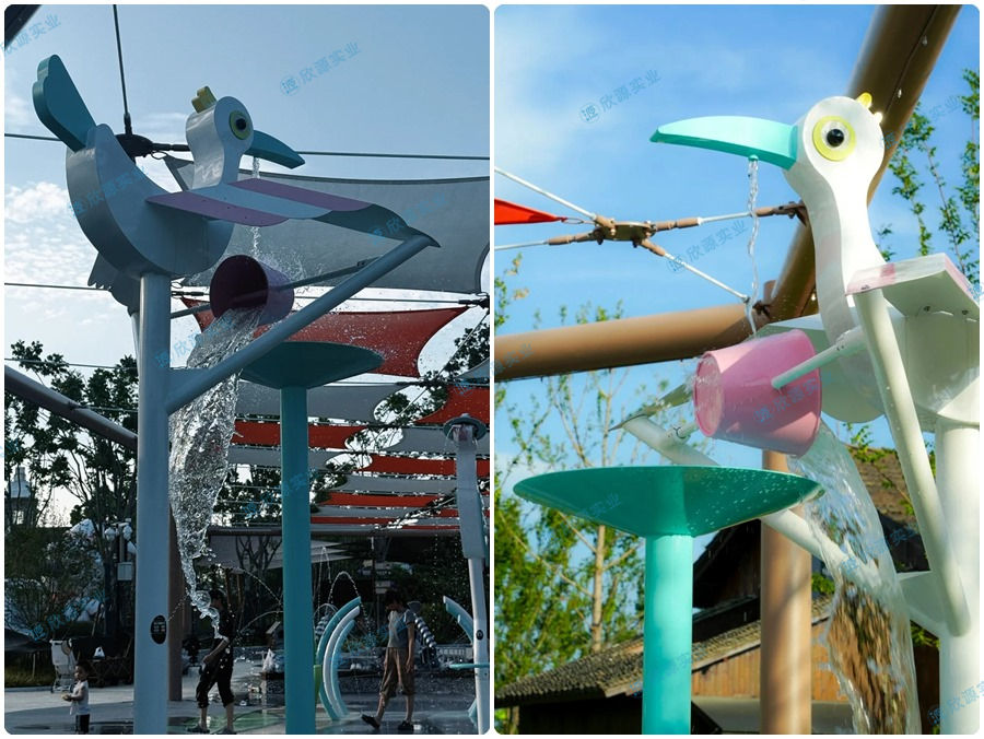 合肥圩圩谷精靈部落親子主題樂園戲水設備定制案例